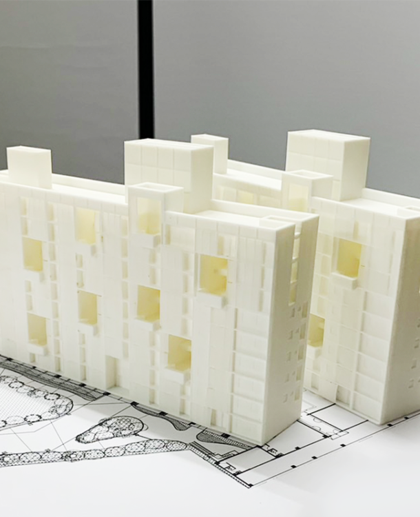 SLA 光固化 3D列印 建築物模型