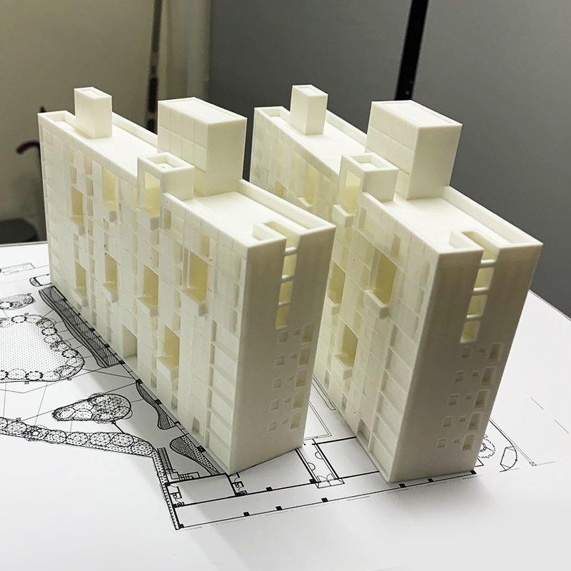 SLA 光固化 3D列印 建築物模型